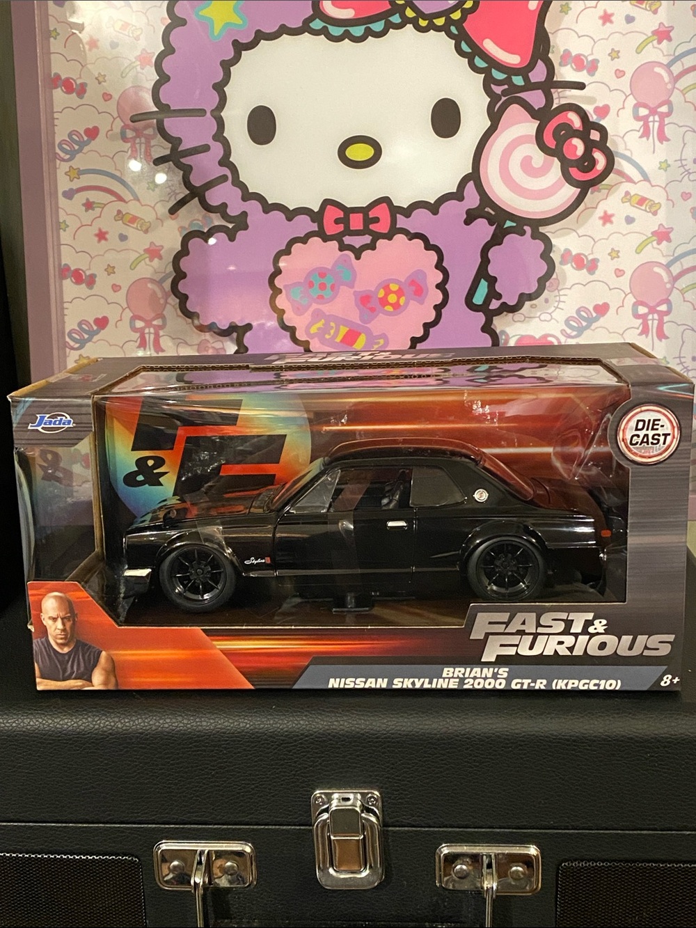 NIB 1:24 Fast & Furious Brian's Nissan Skyline 2000 GT-R Die-Cast 🖤🖤